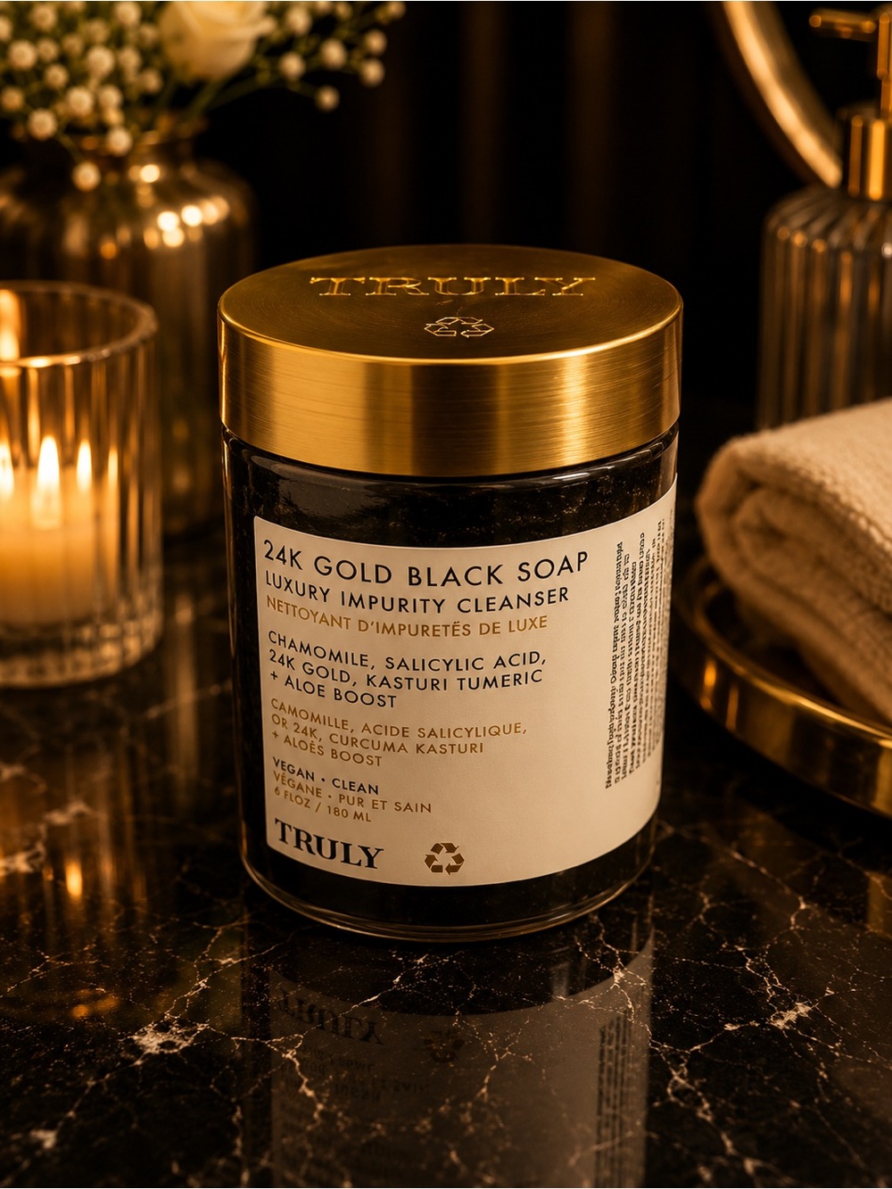 TRULY Gold & Black 24K Luxury